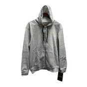Wholesale - M-XXL MEN HEATHER GREY FULL ZIPPERED HOODIE C/P 12, UPC: